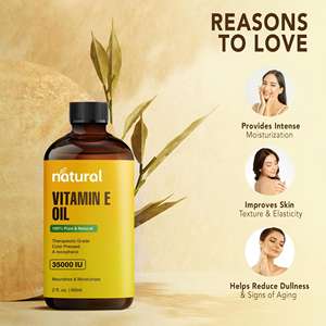 Großhandel Bio-Qualität Natürliches <span class=keywords><strong>Vitamin</strong></span>-<span class=keywords><strong>E</strong></span>-Öl Alpha-Tocopherol-Öl Gesichtsserum-Öl für Körper- und Gesichtsmassage - Product Image 2