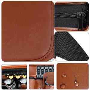 Bolsa de Transporte Promocional de Piel Sintética para Almacenamiento de Pelotas, Estuche para Accesorios de Golf al Aire Libre - Product Image 2