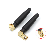 Antenne WiFi double bande 2,4 GHz 5,8 GHz 3dBi RP-SMA mâle 5 cm omnidirectionnelle pour routeur