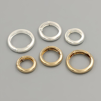 Fermoir universel premium en or rempli 14 carats pour la fabrication de bijoux permanents, fermoirs ouvrables