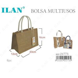 Borsa in tela multiuso Ilan 12x23x16 cm per uso quotidiano - Product Image 1