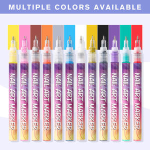 Stylo à <span class=keywords><strong>dessin</strong></span> pour nail art, stylo acrylique pour ongles, imperméable, bricolage, ligne 3D, outil <span class=keywords><strong>de</strong></span> beauté pour nail art, manucure - Product Image 5