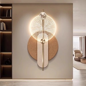 Moderne Italien Minimaliste 3D Grès Texture Applique De Luxe Salon Haut De Gamme Porche Couloir Mur Art Lumière <span class=keywords><strong>Peinture</strong></span> - Product Image 3