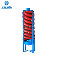 Séparateur de goulotte en spirale de conception rainurée le plus récent optimisé pour un traitement efficace de l'or dans une usine de séparation de minéraux