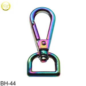 Ring Buckle Wholesale Bags Rainbow Hook Fittings Large D Ring Adjustive Hardware Clips Luggage Metal Swivel Snap Buckle