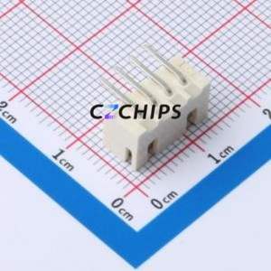 HCZZ0139-4 Wire-to-Board Pin Header Bent Lead Through Hole,P=2.54mm Connector 1x4P 2.5mm Right Angle Insert XH - Product Image 2