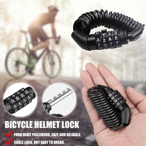 Cadena <span class=keywords><strong>Antirrobo</strong></span> para Motocicleta y Bicicleta AGEKUSL, Candado de Seguridad con Contraseña de 4 Dígitos, Cable de Alambre Plegable y Portátil - Product Image 2