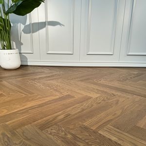 Nero americano noce tre strati ingegnerizzati pavimenti in legno tipo Click installazione geotermica amichevole - Product Image 4