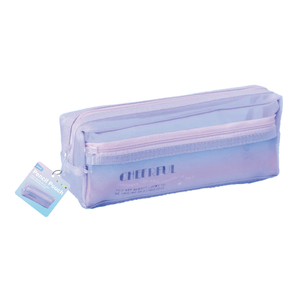 Estuche <span class=keywords><strong>de</strong></span> Lápices <span class=keywords><strong>de</strong></span> Doble Capa con Diseño <span class=keywords><strong>de</strong></span> Malla Degradada Ikeyword, Estuche <span class=keywords><strong>de</strong></span> Lápices Transparente y Elegante para Estudiantes y Cosméticos - Product Image 1