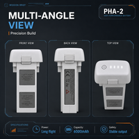 بطارية طيران ذكية 11.1 فولت 6000 مللي أمبير في الساعة PHA-2 بديلة لطائرة DJI Phantom 2 Vision Plus بدون طيار، حزمة بطارية ليثيوم بوليمر عالية السعة