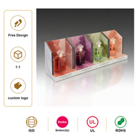 Support d'affichage personnalisé pour collection de parfums, pour la merchandising en magasin de parfumerie