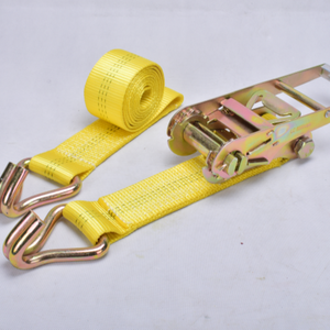 Towmax Ağır Hizmet Tipi 1.5 İnç Mandalı Bağlama Kayışı 2000kg Polyester Çift J Kancalı ISO 9001 Sertifikalı - Product Image 1