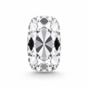 Diamante Suelto Cultivado en Laboratorio de Alta Calidad, Corte Cojín Alargado, Color Blanco Brillante, Corte Excelente para Joyería Fina - Product Image 3