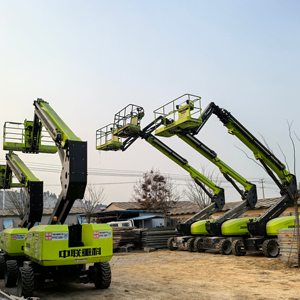 Nouveau type de camion nacelle articulée avec bras élévateur, hauteur de travail 22,95 m, capacité de charge 300/454 kg, moteur électrique, lampadaire - Product Image 1