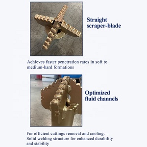 מקדח <span class=keywords><strong>PDC</strong></span> קרביד עמיד ויעיל לקידוח מהיר, ציוד קידוח במחיר נמוך לקידוח בארות מים וליצורות סלע קשה - Product Image 4