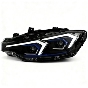 Nuevos Faros Delanteros LED para <span class=keywords><strong>BMW</strong></span> Serie 3 F30 F31 F35 2012-2018, Estilo Ikon, DRL con Ojos de Ángel, 8000K, Accesorios Automotrices - Product Image 6