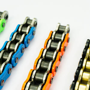 Nouvelle chaîne de moto tout-terrain en acier <span class=keywords><strong>SFR</strong></span> 420/428/520, couleur personnalisée, 108 maillons, compatible / échantillon disponible - Product Image 4