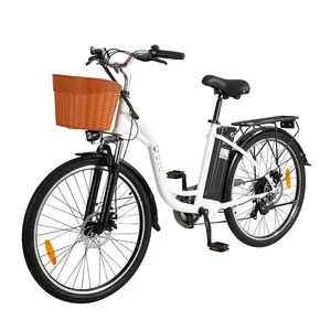 Europe Popular Retro Ebike E-Bicycle Removable battery 6 speed Retro Dame Electric City Bikes Bicycle for lady women girl