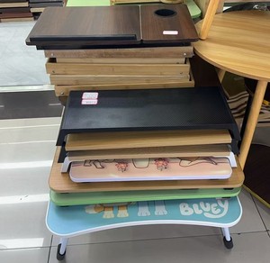 <span class=keywords><strong>Bureau</strong></span> portable pliable et durable avec plateau inclinable et porte-gobelet pour lit, canapé, <span class=keywords><strong>bureau</strong></span> à domicile, chambre et dortoir - Product Image 5