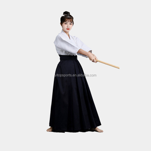 Uniforme de <span class=keywords><strong>Hakama</strong></span> de Algodón de Alta Calidad para Artes Marciales de Kendo, Personalizado - Product Image 5