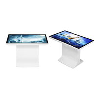 Layar Sentuh PCAP 32 inci Android PC All In One Kios Podium untuk Pemeriksaan Pertanyaan di Pameran/Hotel