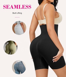 2024 ropa de compresión de cintura alta para mujer, <span class=keywords><strong>bragas</strong></span> moldeadoras de cuerpo con Control de barriga sin costuras, ropa moldeadora de talla grande, pantalones cortos moldeadores - Product Image 5