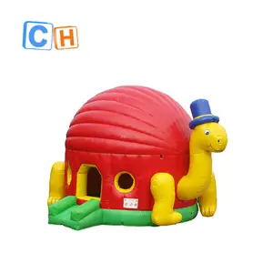 CH-comercial caixa tartaruga bouncer inflável casa pulando castelo inflável moonwalk playground para as crianças