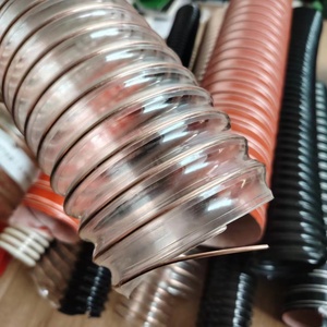 Polyurethane Transparent Wall Air Pu Steel Wire Duct <strong>Hose</strong> Abrasion Resistant Industrial Dust <strong>Suction</strong> <strong>Hose</strong>/ Ventilation Pipe - Product Image 5