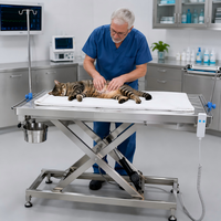 Table d'opération vétérinaire XY ACS02, table élévatrice électrique en acier inoxydable pour cliniques vétérinaires et hôpitaux pour animaux