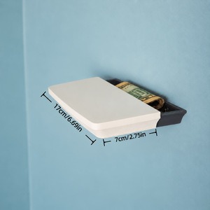 Estante Flotante Moderno Blanco con Impresión 3D, Cajón Oculto, Montado en la Pared, Plástico, Nuevo y Más Vendido - Product Image 4