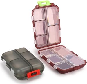 High Quality Plastic Pill Box Storage Cases Thick Pills Organizer Portable Travel Medicine Box Sturdy Material Weekly Pill Box