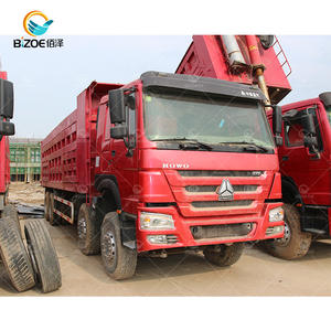 Ethiopia Sino รถบรรทุกสำหรับทำเหมือง HOWO 6x4 16 20ลูกบาศก์เมตรรถดัมพ์10ล้อพร้อมเครน - Product Image 5