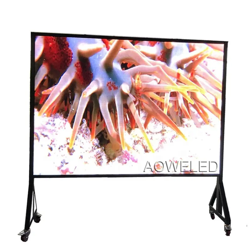 AOWELED 야외 P6 P8 P10 트럭 led 디스플레이 모바일 비디오 led 표지판