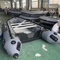 Günstiger Preis PVC Aufblasbares Ruderboot für 2, 3, 4, 5 Personen mit Elektromotor