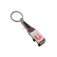 Porte-clés ouvre-bouteille de bière 3D personnalisé personnalisé-Vente en gros de cadeaux promotionnels en alliage de zinc