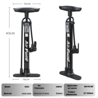 BAIMEI Steel Sport Hand Pump High Pressure Waterproof Car Motorcycle Bike Ball Tire Inflator Portable Outdoor Cycling Wholesale