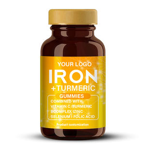Forte demande Marque privée Bonbons en fer Multivitamine C Curcuma Folate Suppléments en fer Bonbons en fer Vitamines pour hommes et femmes - Product Image 1