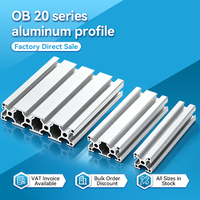 Profils d'extrusion en aluminium T-slot 2020 2040 2060 2080 20100 20120 et V-slot pour structures de cadre en aluminium anodisé