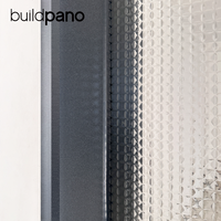 Fenêtres panoramiques fixes en aluminium pour villa moderne, insonorisées et isolantes, avec grande vue, du sol au plafond