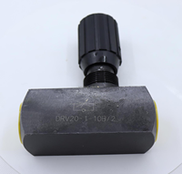 Vanne de commande directionnelle hydraulique Huade, unidirectionnelle, port 1/4 po, débit max. 20 L/min, DV/DRV6/8/10/12/16/20/25/30/40-1-10B/2