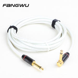 Cable para <span class=keywords><strong>Guitarra</strong></span> Eléctrica de 10 pies y 6.35mm, Recto a Angular, de la Mejor Marca, Buena Calidad, para Bajo - Product Image 3