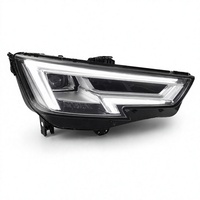 Ensemble de phares LED pour Audi A4 A4L 2017-2019, style haut de gamme avec clignotants