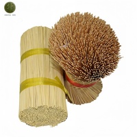 Groothandel Eco Kleurrijke Ruwe Bamboestokjes Multifunctionele wierookstokjes & BBQ-spiesjes Op maat gemaakte natuurlijke bamboe blanks