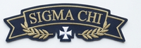 Badges brodés personnalisés thermocollants pour fraternités grecques, en toile vintage multi-styles, accessoires de vêtement pour chapeaux, vente en gros