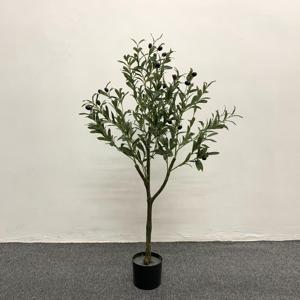 Árbol de Olivo Artificial Realista para Jardinería, Venta al por Mayor, Precio de Mayoreo, Simulación de Árbol de Olivo Verde Artificial para Interiores - Product Image 6