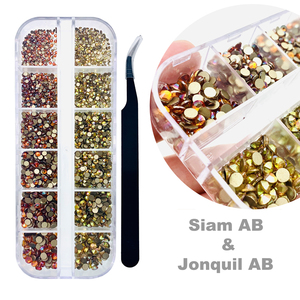 uñas de diamantes de imitación brillante de diamantes de imitación de Arte de uñas decoraciones accesorios glsaa - Product Image 4