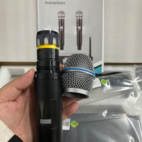 Système de microphones sans fil double UHF FM GLXD4 GLXD24 BETA87 BETA87A pour spectacles sur scène, dynamique, 2 canaux, 2 micros à main