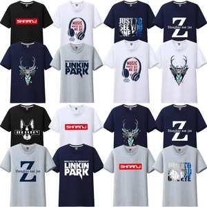 Magliette da uomo con inventario a maniche corte 2023 <span class=keywords><strong>abbigliamento</strong></span> estivo T-shirt da uomo con scollo a T-shirt stile moda uomo spedizione casuale - Product Image 2