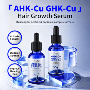 เซรั่มบำรุงเส้นผมสูตรเฉพาะ AHK-Cu GHK-Cu สารสกัดจาก Saw Palmetto และไบโอติน ช่วยเร่งการเจริญเติบโตของเส้นผม ควบคุมความมัน ซ่อมแซมหนังศีรษะ บำรุงให้ผมหนาขึ้น - Product Image 2