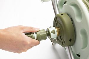 20M 1/2inch einziehbare Wasch wagen Garten wassers ch lauch trommel - Product Image 4